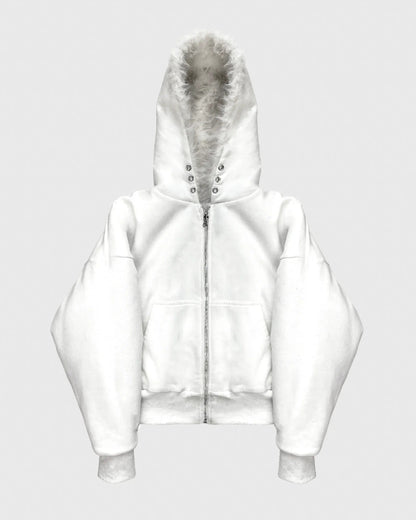 Revelse™️ Yeti Fut Reversible Zip Hoodie