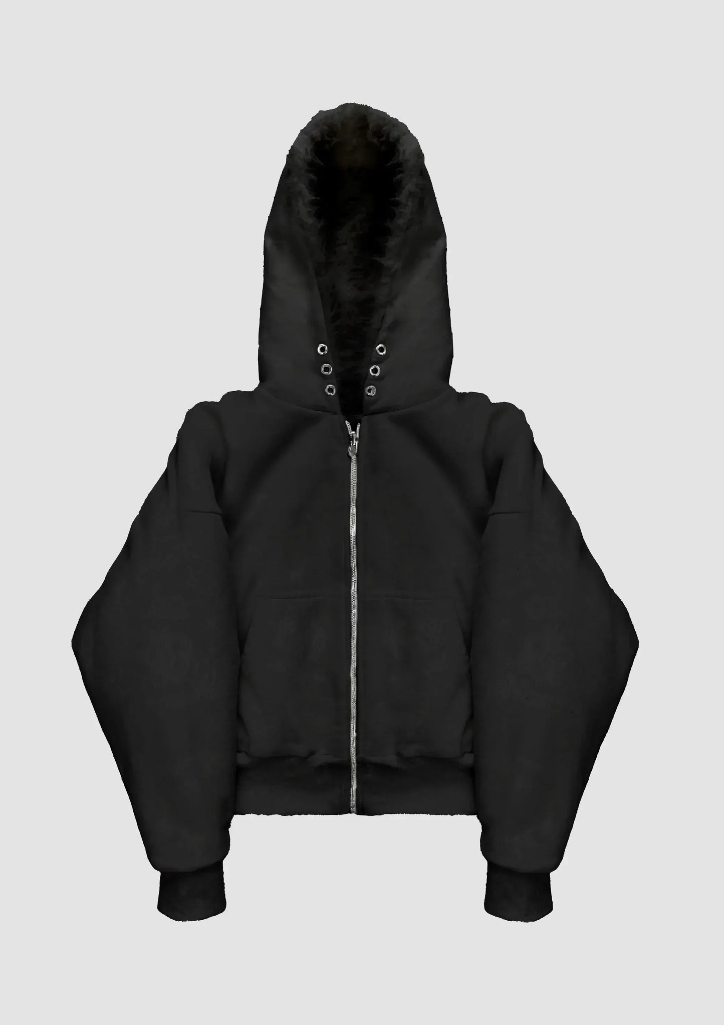Revelse™️ Yeti Fut Reversible Zip Hoodie